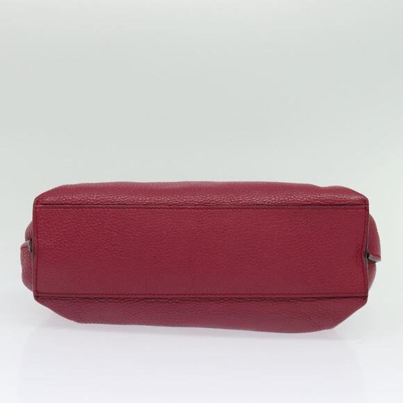 GUCCI Bamboo Daily Hand Bag Leather Pink Silver - Picture 11 of 16